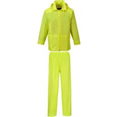 Amarillo Monos Desechables Portwest Yellow, 3XL PVC Coated Rain Suit