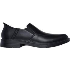 Low Shoes Skechers Men's Slip-ins Relaxed Fit: Caswell Frantone Loafer Shoes Extra Wide Black Leather/Synthetic/Textile