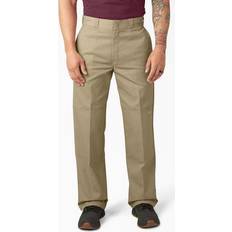 Work Clothes Dickies Men's Loose Fit Double Knee Work Pants, KHAKI