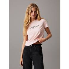 Calvin Klein Pink T-shirts Calvin Klein Logo-T-Shirt