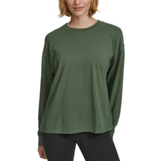 Calvin Klein Women T-shirts Calvin Klein Performance Women's Long-Sleeve Crewneck T-Shirt Thyme