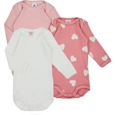 Petit Bateau Mädchen Baby Langarm Bodys - Herzen