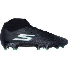 Green Soccer Shoes Skechers Men's SKX_01 1.5 HIGH ELITE FG Shoes Black/Silver Synthetic Hyper Burst