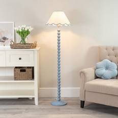 Blue Floor Lamps & Ground Lighting Heritage Hues Bobbles Powder Blue 144 cm H x 39 cm W x 39 cm D Floor Lamp