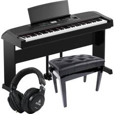 Yamaha DGX-670B Complete Digital Piano Bundle Black