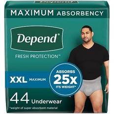 Intimate Hygiene & Menstrual Protections on sale Depend Fit-Flex Adult Incontinence Underwear XXL Grey 44 Count