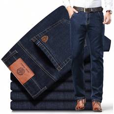 Fabric Jeans Shein Straight Leg Stretch Jeans Everyday Wear Denim Fabric