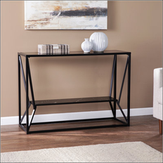 Ebern Designs Black Console Tables Ebern Designs Jaseem 42" 29.75" H X 42" W X 14.5" D Console Table