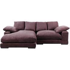 Brown - U-Sofas TN-1004-20 Plunge Sectional 34 x 106 x in Sofa 6 Seater