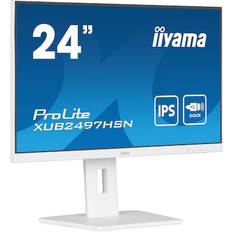 Blåa - VESA-fäste Bildskärmar Iiyama ProLite XUB2497HSN-W1 24" 1920 x 1080 HDMI DisplayPort 100Hz Pivot Skærm