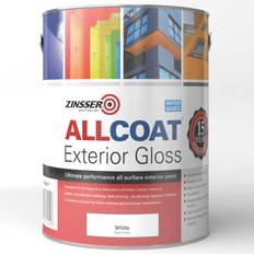 Zinsser White Paint Zinsser Allcoat Exterior Water Based Gloss 1L Wood Paint White