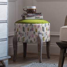 Voyage Maison Finn Arwen Meadow Green Foot Stool