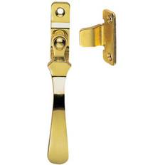 Window Latches Loops Victorian Wedge Pattern Casement Window Fastener 57 x 13mm Polished Brass 1pcs