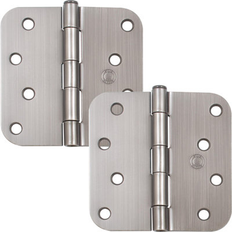 Door Levers Stone Harbor Hardware 4" Door Hinges 5/8" Radius Corner Antique Nickel 2-Pack
