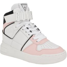 Guess Corten HighTop Sneaker Women's Pink/Off White Sneakers