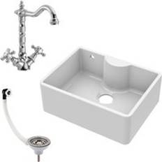 Kitchen Sinks Balterley Balterley 1 Bowl Fireclay Butler Kitchen Sink 595 mm