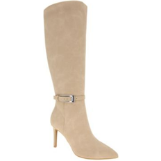 Beige - Women High Boots BCBGeneration Women's Abbin Stiletto Knee Boots Doeskin