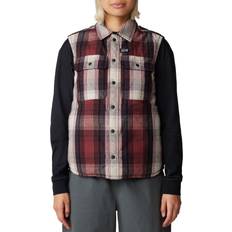 Flannel Vests Mountain Hardwear Women's Dolores Insulated Flannel Vest- Red