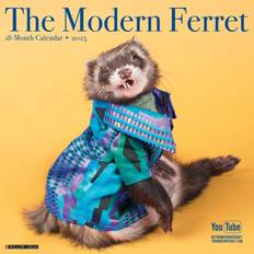 FSC (The Forest Stewardship Council) Calendars Willow Creek Press 2025 The Modern Ferret 12" x 12" Monthly Calendar 43967