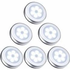 Hoopzi Led Closet Cabinet 6 pcs with Magnetic Base Wardrobe Lighting