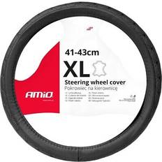 Ratovertræk Amio 03563 Lenkradbezug ø41-43 cm Schwarz Lenkradhülle XL