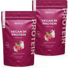 Vegan proteinpulver Nutri + Vegan 3K Protein Powder Raspberry Yogurt