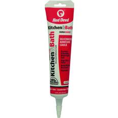 Red Sealant Red Devil Duraguard Kitchen & Bath Siliconized Acrylic Caulk 5.5 oz