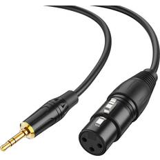 CableCreation 1/8 Inch 3.5mm to XLR 3 Feet 0.9M