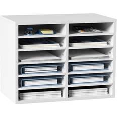 VEVOR Literature Organizer 12 Compartments Office Mailbox 20.4 x 12 x 16.1 Inches