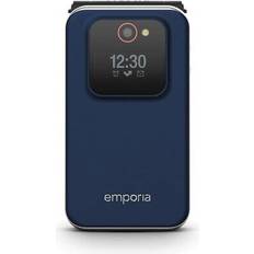 Emporia 2G Flip Mobile Phone 2.8" Large Display Screen 2MP Camera - Blue