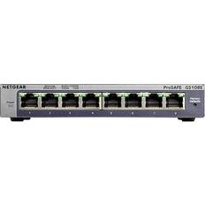 Switches Netgear ProSAFE GS108E-300NAS 8-Port Gigabit Managed Switch Gray