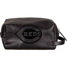 Black Toiletry Bags Cincinnati Reds Hybrid Leather Lined Dopp Toiletry Bag