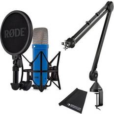 RØDE NT1 Signature Cobalt Blau Mikrofon mit PSA-1 Gelenkarm