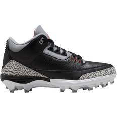 Soccer Shoes Nike Jordan 3 Mid TD M - Black/Cement Grey/White/Fire Red