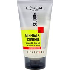 Moisturizing Hair Gels L'Oréal Paris Studio Line Mineral & Control 24h Invisible Clean Gel 150ml