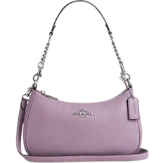 Coach Teri Shoulder Bag - Pebbled leather/Silver/Jasmine