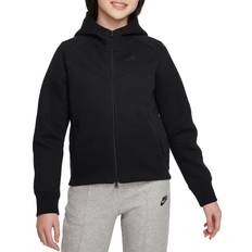 Nero Felpe Nike Big Kid's Sportswear Tech Fleece Full Zip Hoodie - Black (FD2979-010)