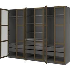 Ikea Pax/Tonstad Black Vitrine 300x236.4cm