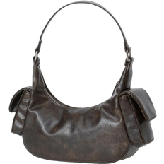 Gina Tricot Pocket Bag - Washed Brown