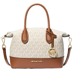 Michael Kors Hyde Small Logo Satchel - Vanilla