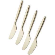 Cambridge Gaze Champagne Satin Butter Knife 7.87" 4pcs