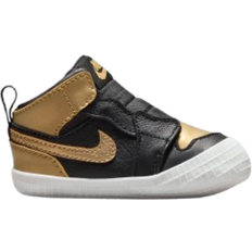 Nike Babys Kinderschuhe Nike Jordan 1 TDV - Black/Sail/Metallic Gold