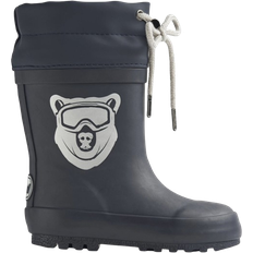 Wheat Thermal Rubber Boot - Navy Bear