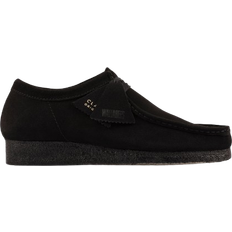 Allacciato - Uomo Scarpe basse Clarks Wallabee M - Black Suede