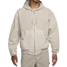 Canvas Oberbekleidung NIKE Life Men's Full Zip Unlined Jacket - Light Iron Ore