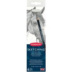 Svarte Blyanter Derwent Sketching Pencils 6 Tin