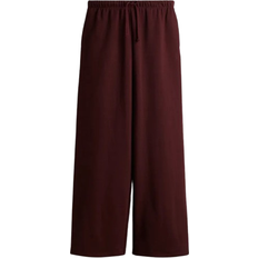 H&M Wide Joggers - Burgundy