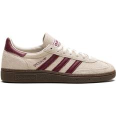 Laced - Women Handball Shoes Adidas Handball Spezial W - Off White/Collegiate Burgundy/Gum 5