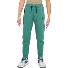 Verde Pantalones Nike Older Kid's Sportswear Tech Fleece Trousers - Bicoastal/Black/Black (FD3287-361)