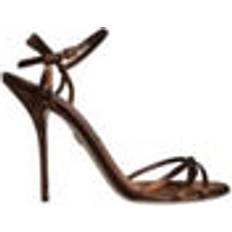 Bronze - Dame Sko Dolce & Gabbana Ankle Strap Sandals - Bronze